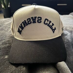 Kansas City backwards hat